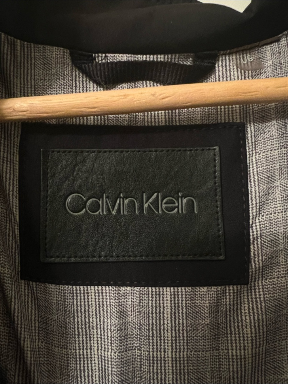 Calvin Klein Lightweight Zip‑Front Jacket – Black, Size Large - Picture 2 of 12